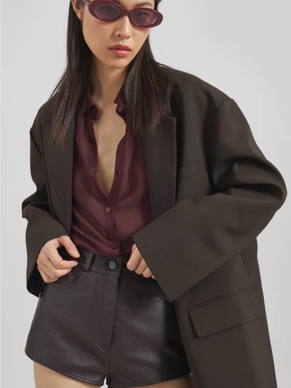 The Frankie Shop FRANKIE OVERSIZED BOYFRIEND BLAZER